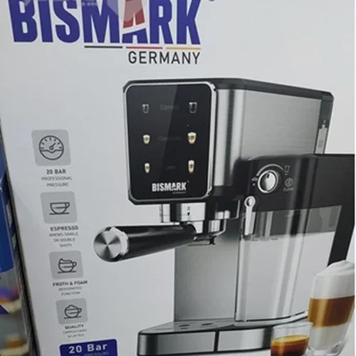 اسپرسو ساز با مخزن شیر بیسمارک مدل BM2266