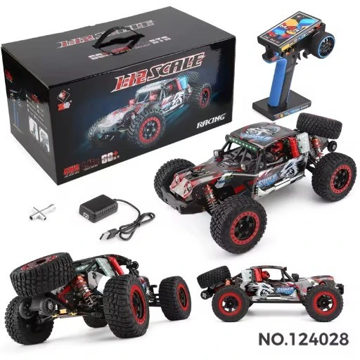 ماشین کنترلی آفرود براشلس WLtoys 124028 مقیاس 1/12 سرعت 60 کیلومتر