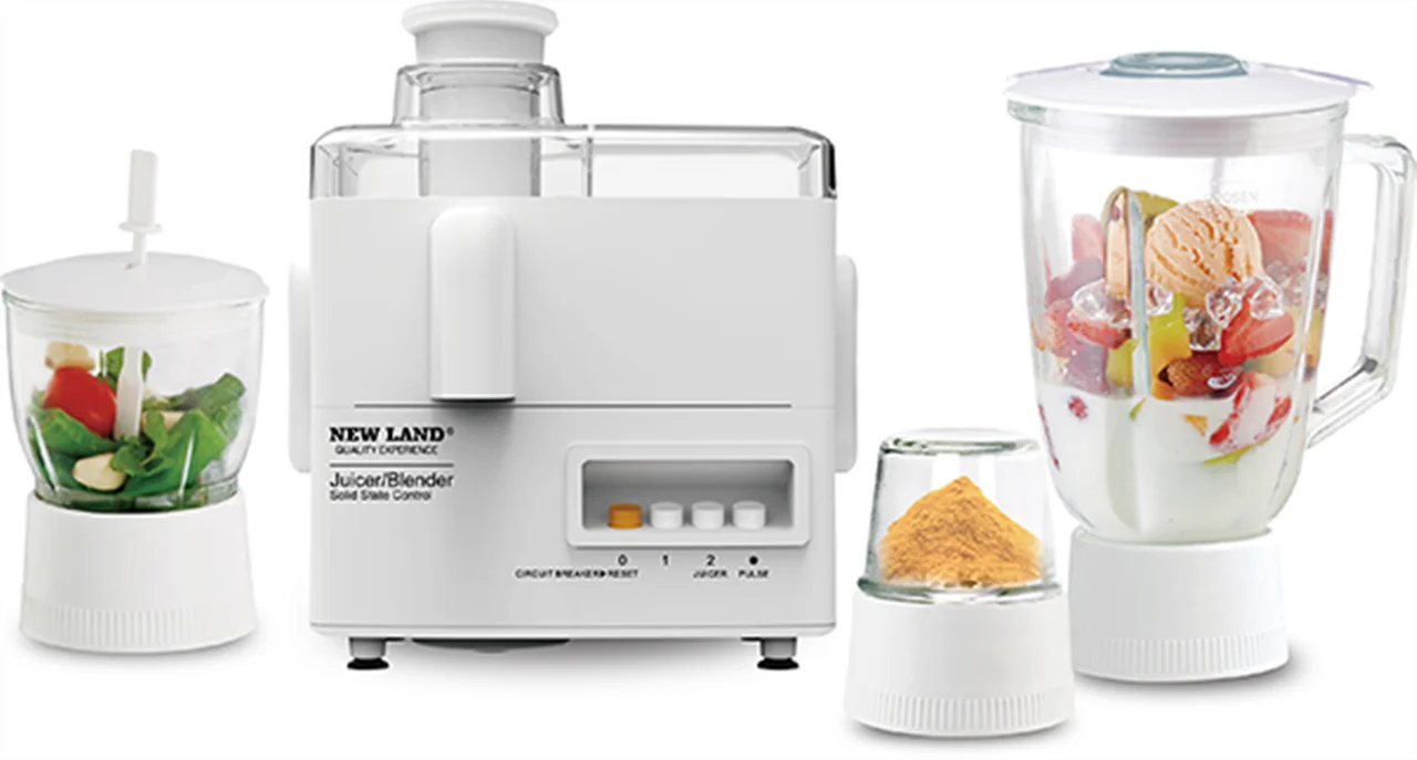 آبمیوه گیر 4 کاره نیولند مدل NL-2672WH