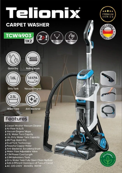 فرش شوی و مبل شوی تلیونیکس مدل TCW4903