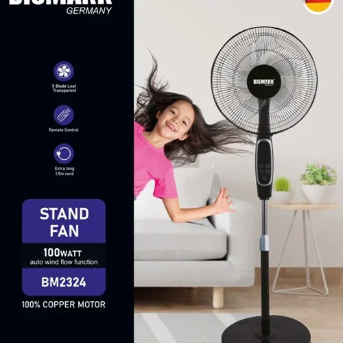 پنکه ایستاده بیسمارک مدل bm2324