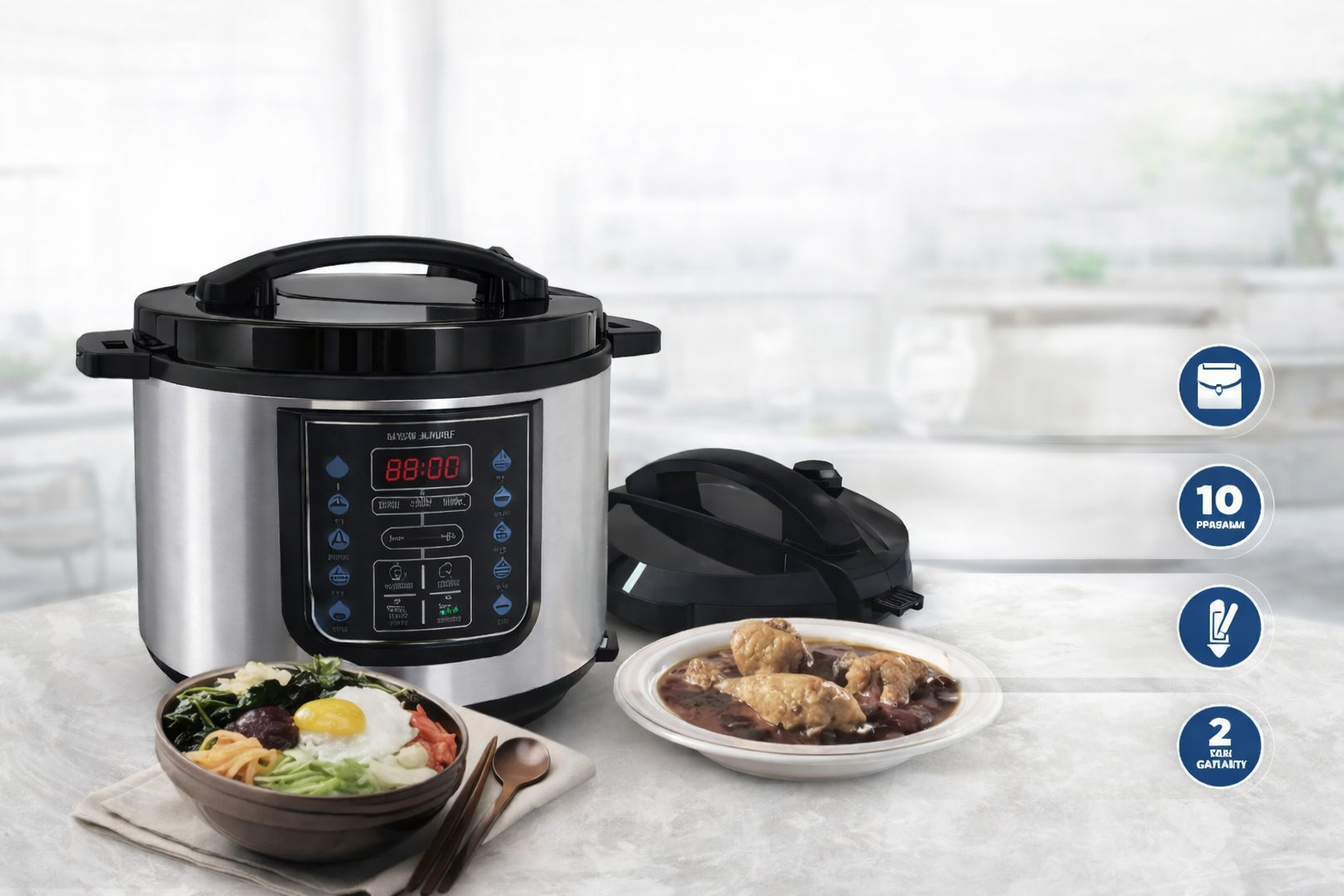 زودپز برقی 6 لیتری سوناشی SONASHI مدل SPC-601D