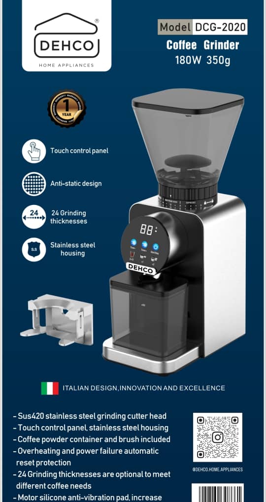 آسیاب قهوه دهکو مدل DCG-2020