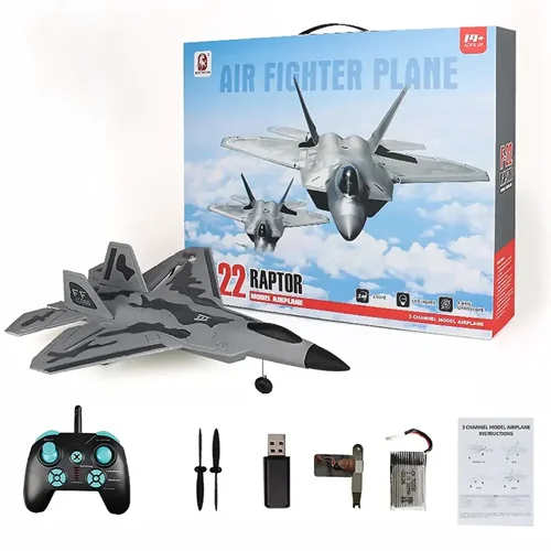 هواپیما کنترلی f22 raptor پک 2 باتری