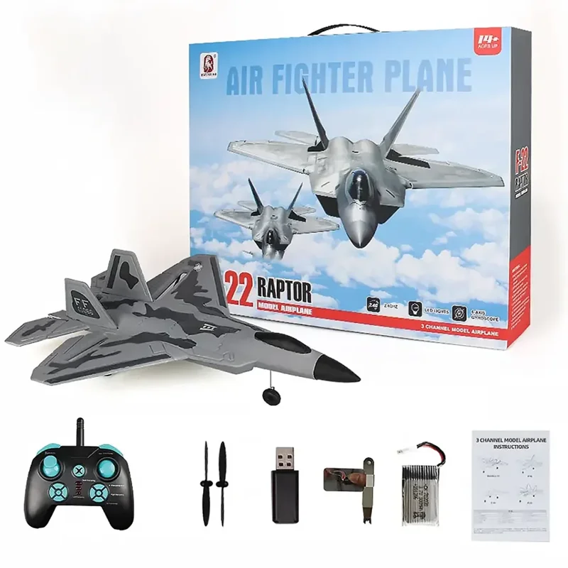 هواپیما کنترلی f22 raptor پک 2 باتری