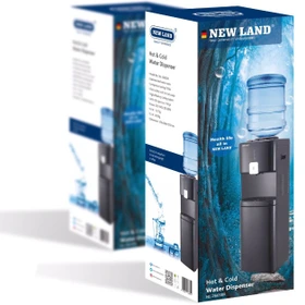 آبسردکن ایستاده یخچال دار نیولند مدل NL2665BR