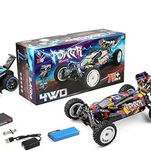 ماشین کنترلی شارژی حرفه ای 75 کیلومتر  wl toy کد 124007