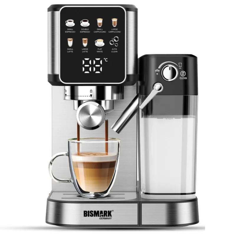 اسپرسوساز اتوماتیک بیسمارک مدل BMC850 (با مخزن شیر)