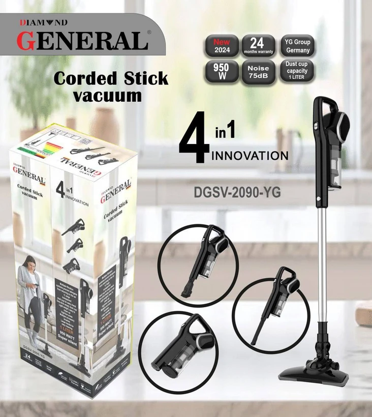 جارو شارژی جنرال مدل-DGSV-2091-YG