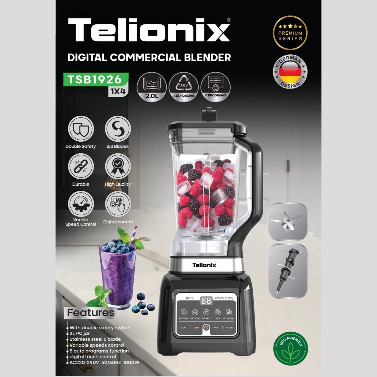 مخلوط کن تلیونیکس مدل TBS1926