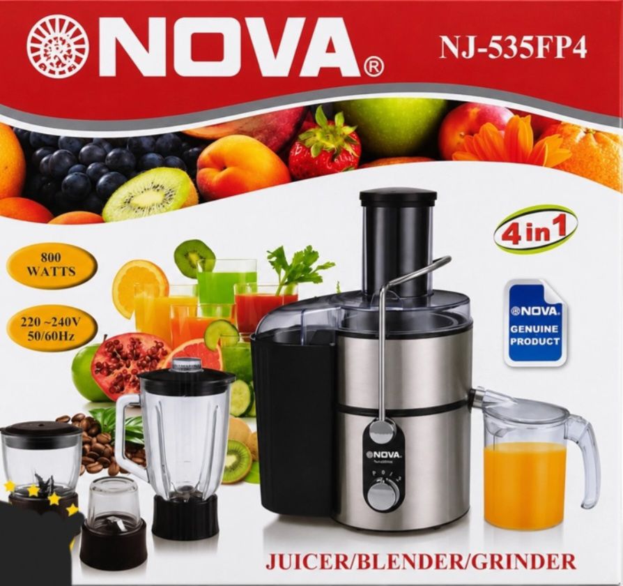 آبمیوه گیری ۴ کاره نوا مدل NJ-535FP4