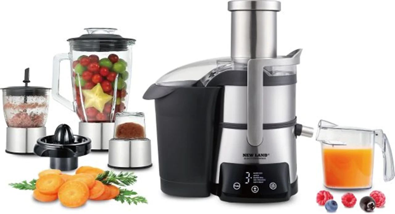 آبمیوه گیر 5 کاره نیولند مدل NL-2800BS
